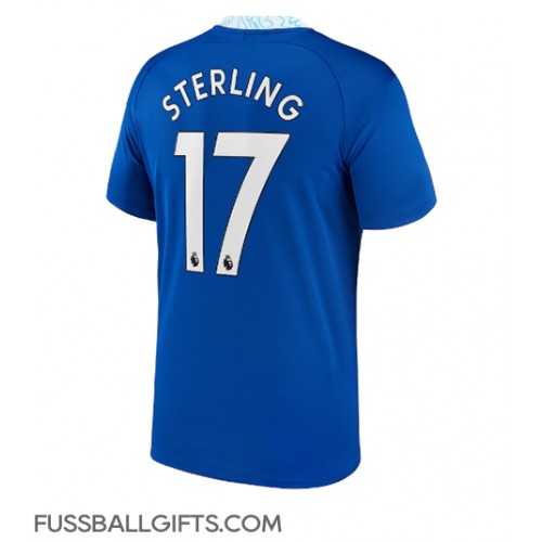 Chelsea Raheem Sterling #17 Fußballbekleidung Heimtrikot 2022-23 Kurzarm
